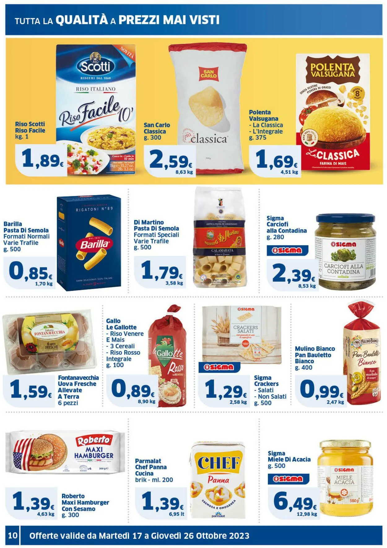 Sigma - Napoli Volantino attuale da 17 ottobre a 26 ottobre di 2023 - Pagina del volantino 10