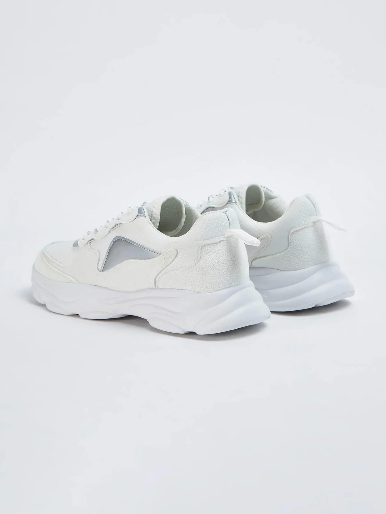 Sneakers con suola alta Var bianco ottico