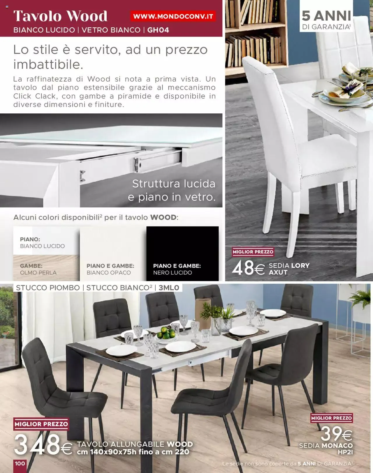 Volantino Mondo Convenienza da 1 ottobre a 31 dicembre di 2023 - Pagina del volantino 102