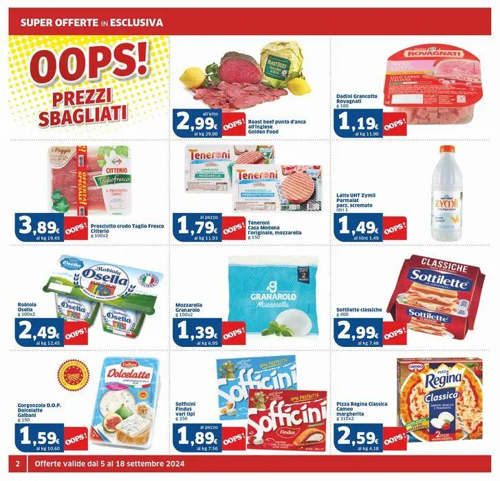 Oops prezzi sbagliati , Superstore da 5 settembre a 18 settembre di 2024 - Pagina del volantino 2