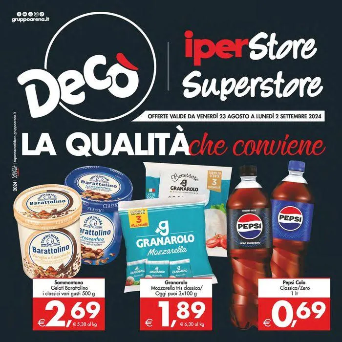 La qualità che conviene! da 23 agosto a 2 settembre di 2024 - Pagina del volantino 1