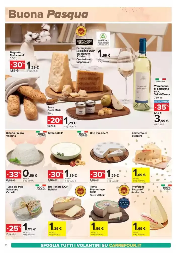 Sconti di pasqua da 3 aprile a 21 aprile di 2025 - Pagina del volantino 2