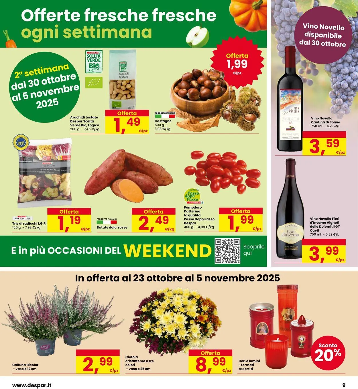 Interspar Volantino attuale da 23 ottobre a 5 novembre di 2025 - Pagina del volantino 9