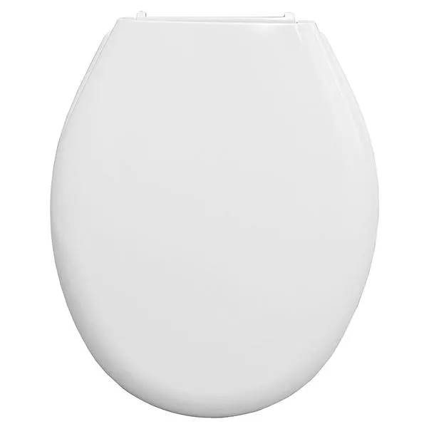 Copriwater universale ovale z0 in termoindurente bianco con cerniere pvc