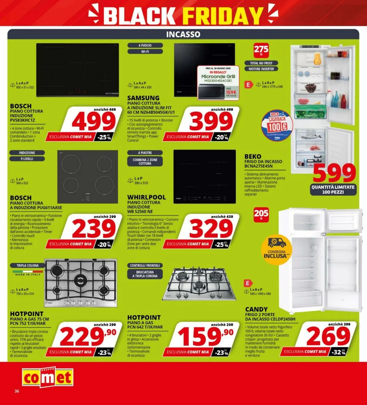 Comet Volantino attuale da 5 giugno a 18 giugno di 2025 - Pagina del volantino 36