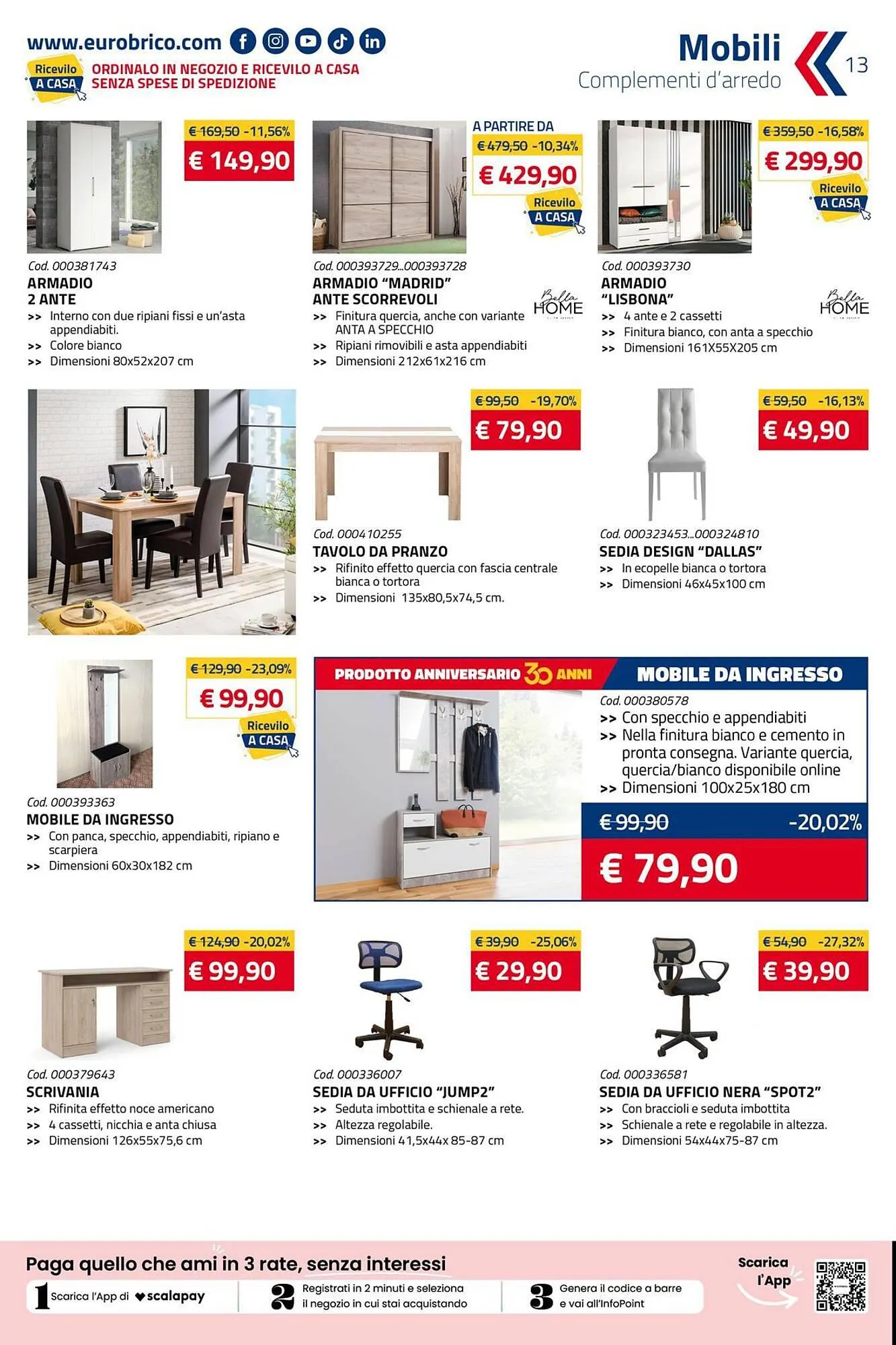 Volantino Eurobrico da 1 dicembre a 6 gennaio di 2024 - Pagina del volantino 13