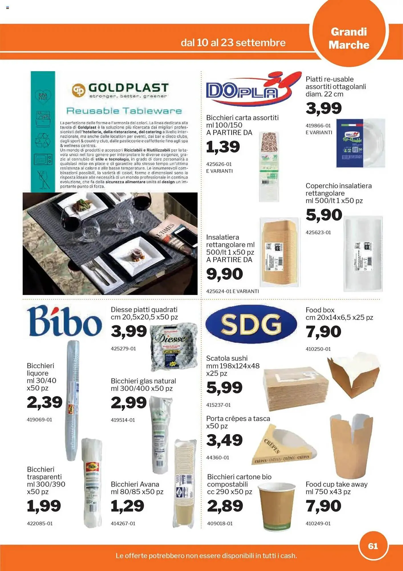 Volantino GrosMarket da 10 settembre a 23 settembre di 2025 - Pagina del volantino 61