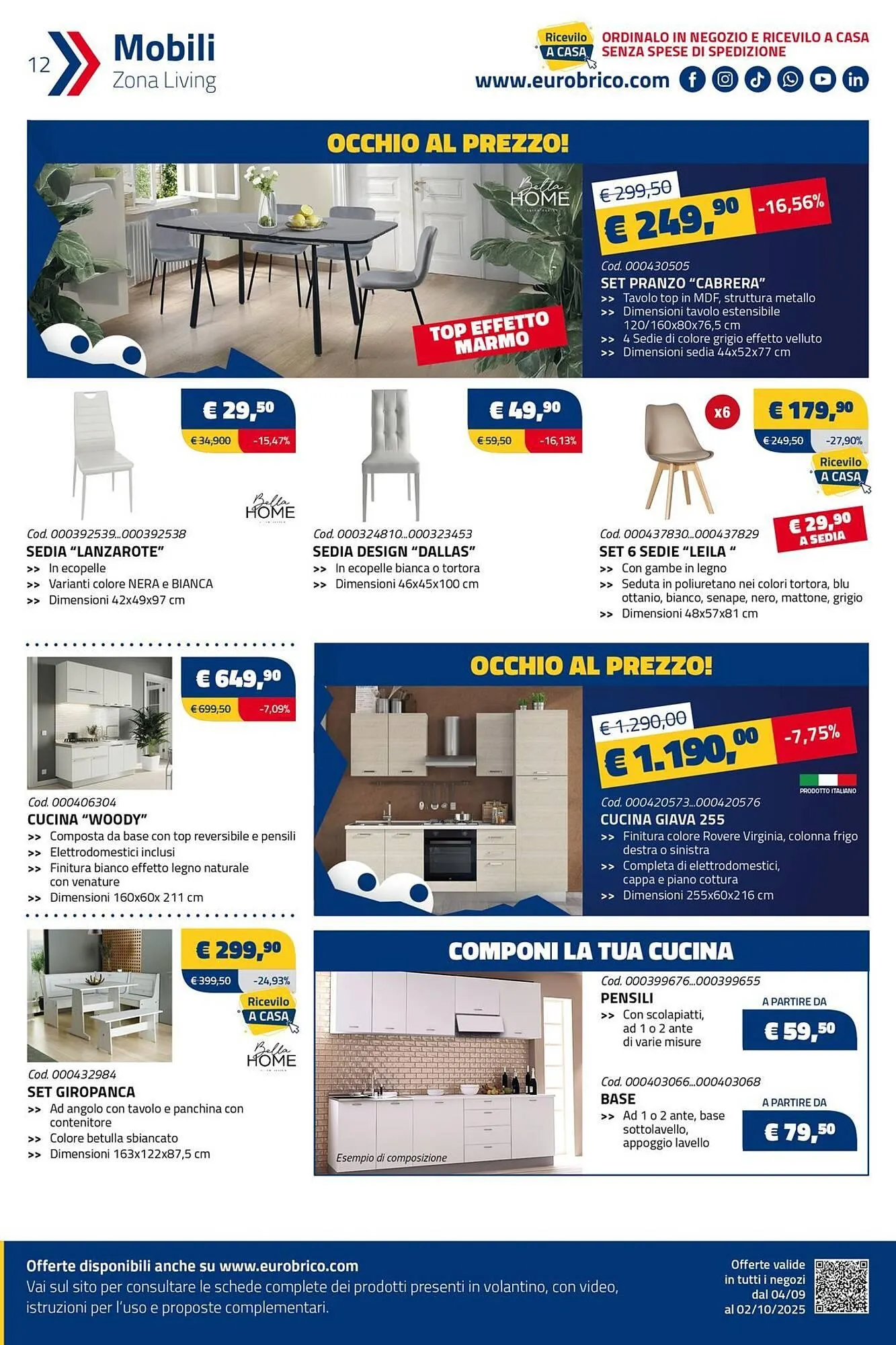 Volantino Eurobrico da 4 settembre a 2 ottobre di 2025 - Pagina del volantino 12