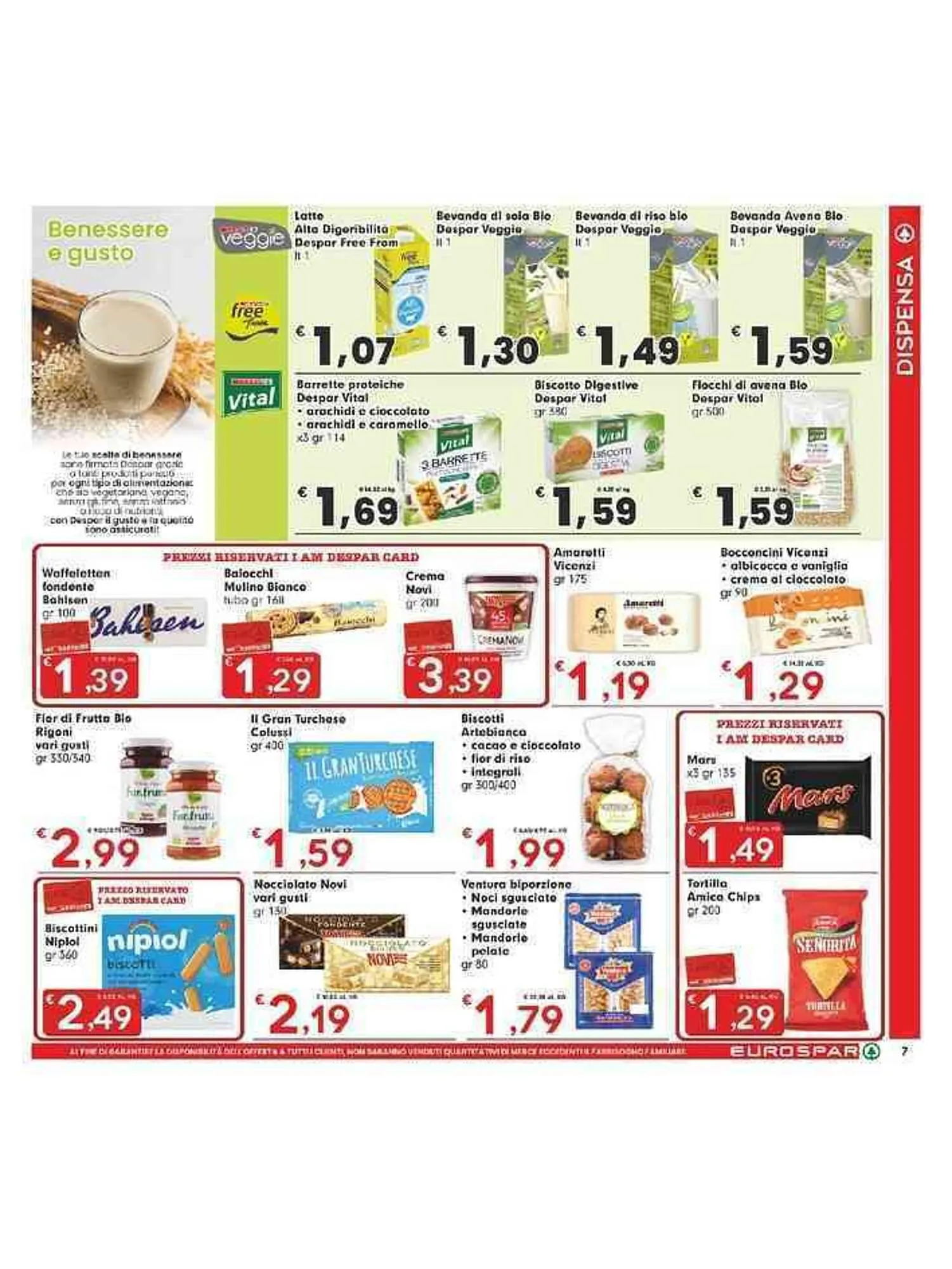 Volantino Eurospar da 3 aprile a 17 aprile di 2024 - Pagina del volantino 7