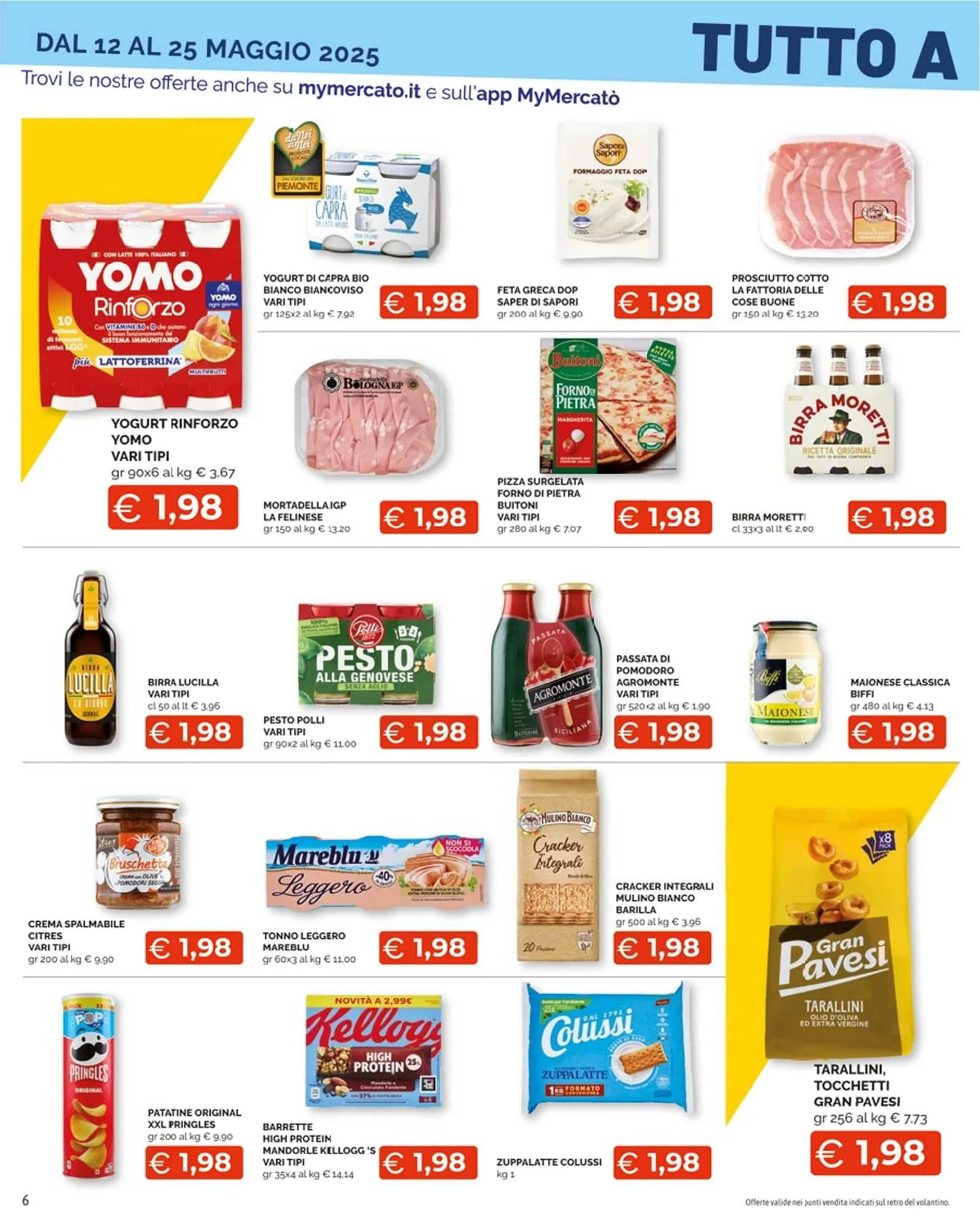 Volantino Mercatò Extra da 12 maggio a 25 maggio di 2025 - Pagina del volantino 6