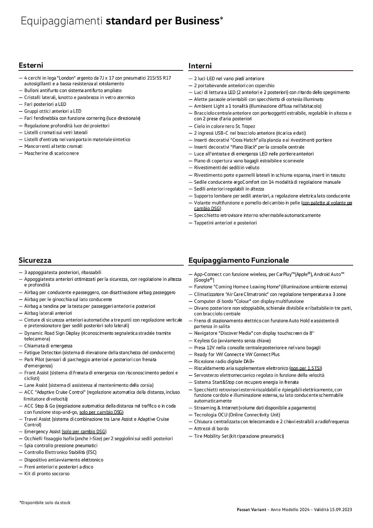 Volantino Volkswagen Passat Variant, Passat Variant GTE e Passat Alltrack da 3 gennaio a 4 gennaio di 2025 - Pagina del volantino 13