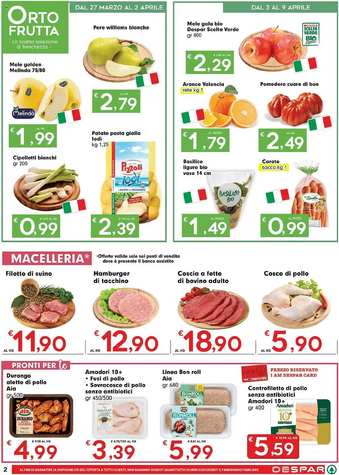 Volantino Despar da 27 marzo a 9 aprile di 2025 - Pagina del volantino 2