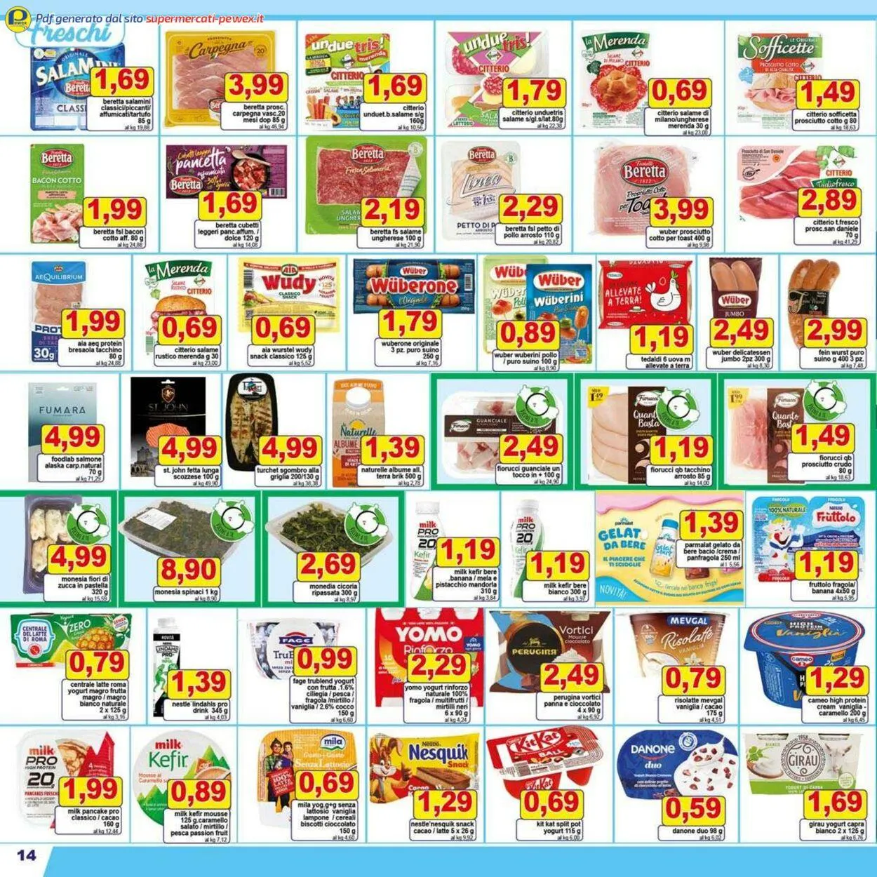 Pewex Volantino attuale da 22 luglio a 5 agosto di 2025 - Pagina del volantino 14