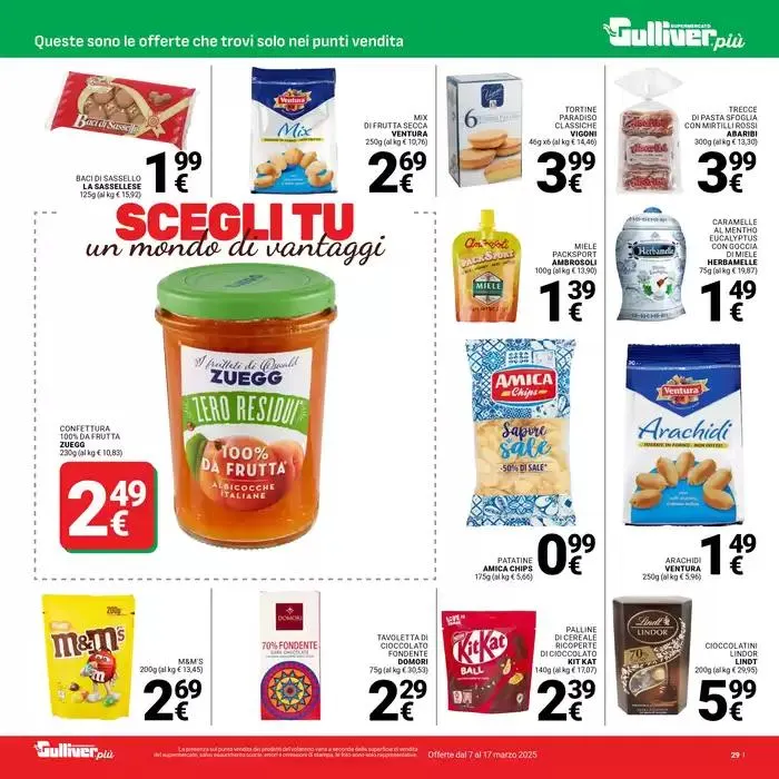 Scegli tu un mondo di vantaggi da 7 marzo a 17 marzo di 2025 - Pagina del volantino 29