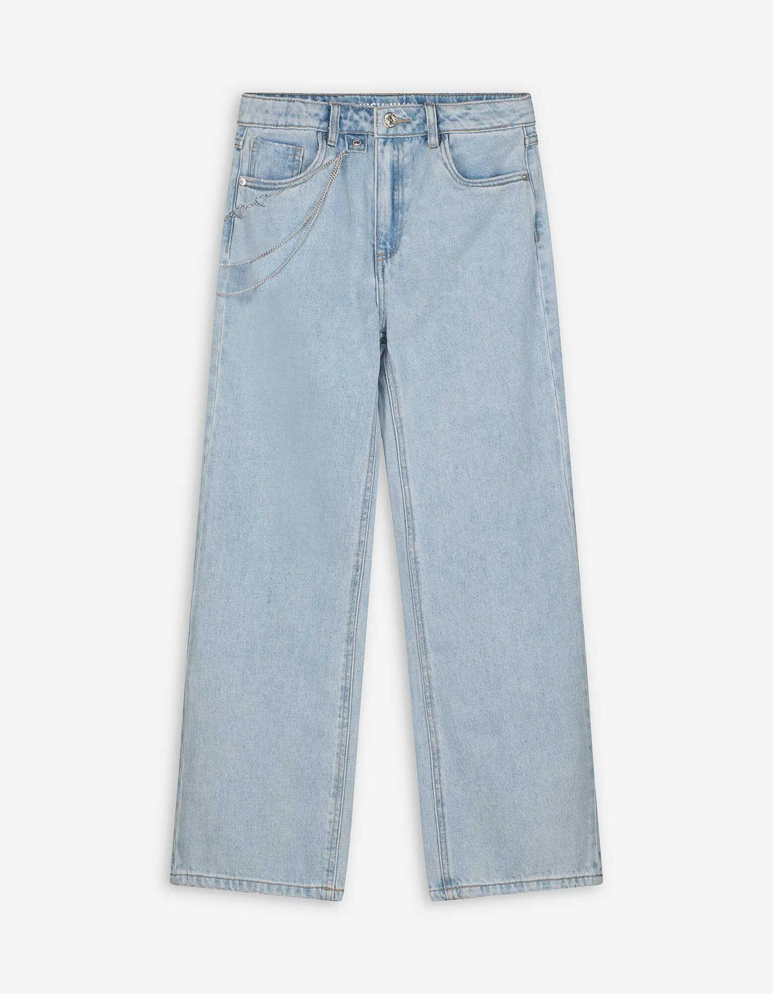 Jeans - Dettaglio della catena - celeste
