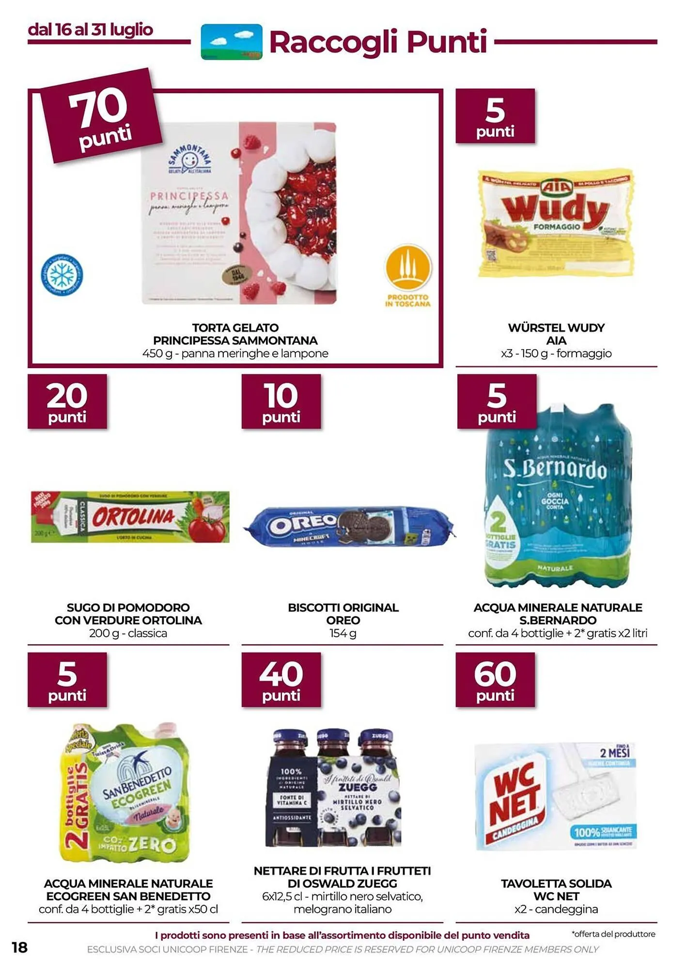 Volantino Unicoop da 24 luglio a 6 agosto di 2025 - Pagina del volantino 18