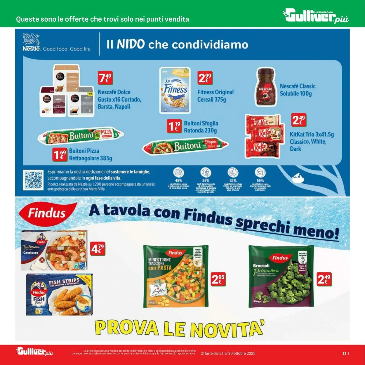 Gulliver Volantino attuale da 21 ottobre a 30 ottobre di 2025 - Pagina del volantino 33