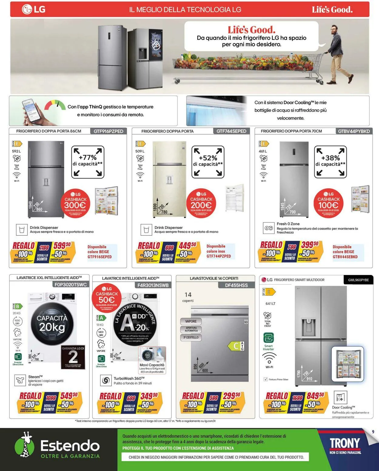 Trony - Palermo Volantino attuale da 3 luglio a 30 luglio di 2025 - Pagina del volantino 9