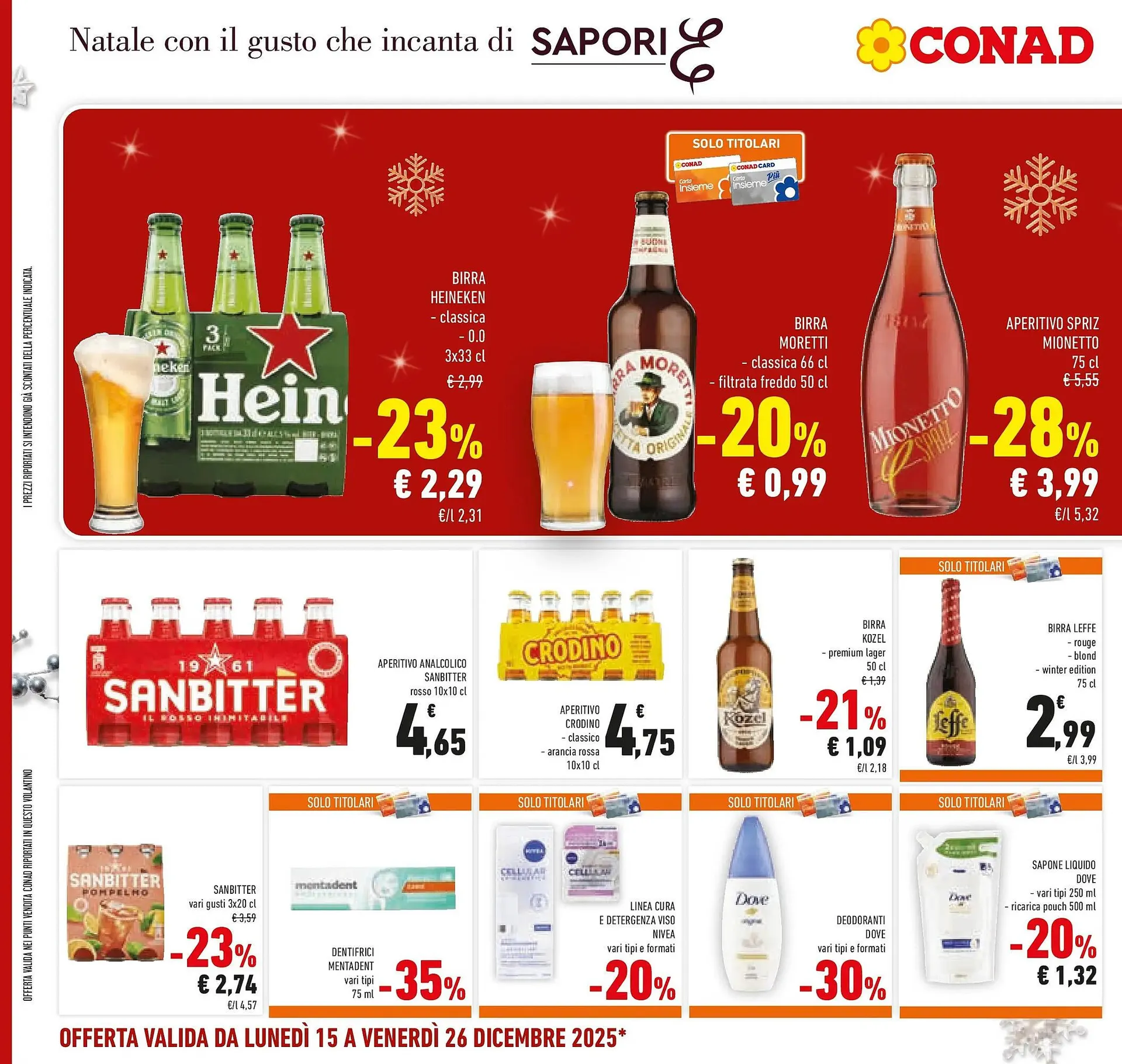 Volantino Conad da 15 dicembre a 26 dicembre di 2025 - Pagina del volantino 40