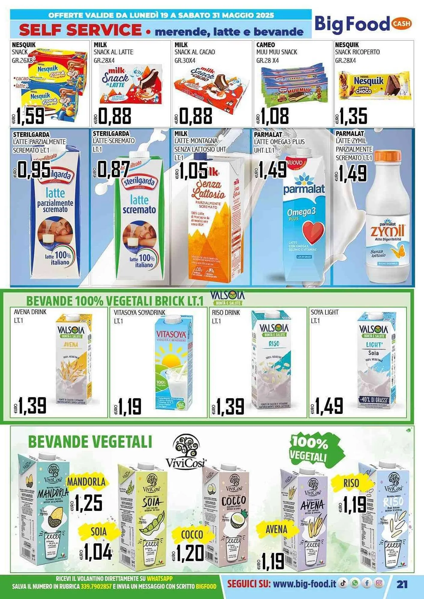 Volantino Big Food da 19 maggio a 31 maggio di 2025 - Pagina del volantino 21