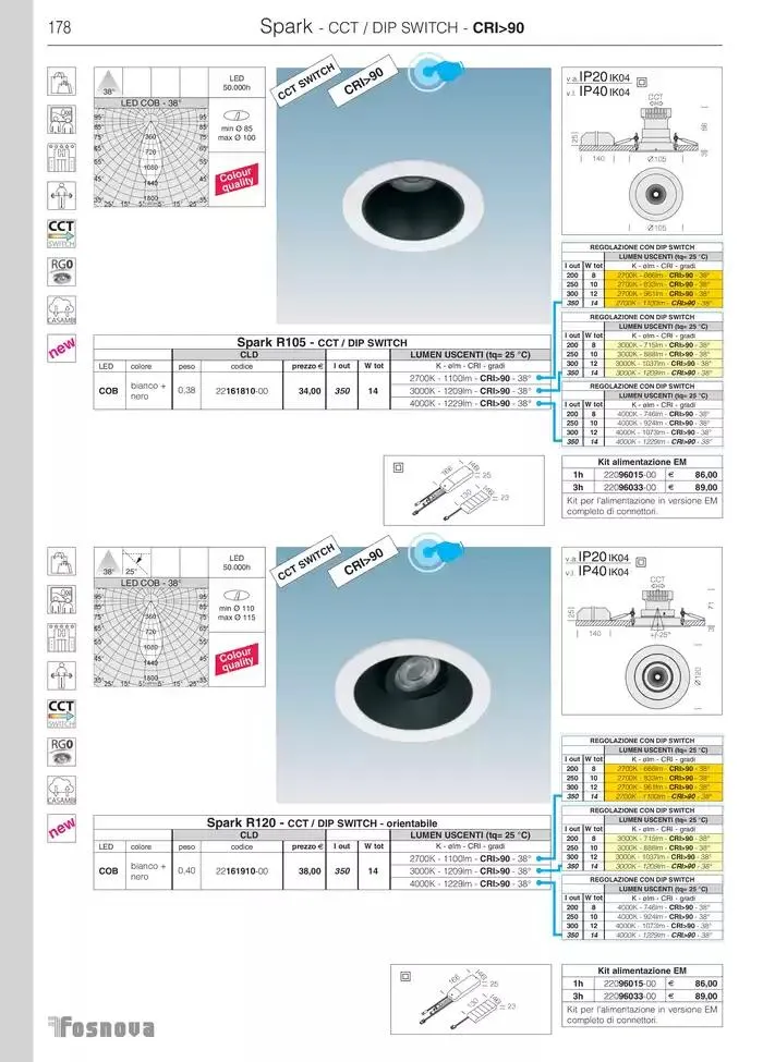 Fosnova LED 24/25 da 16 gennaio a 31 ottobre di 2025 - Pagina del volantino 180