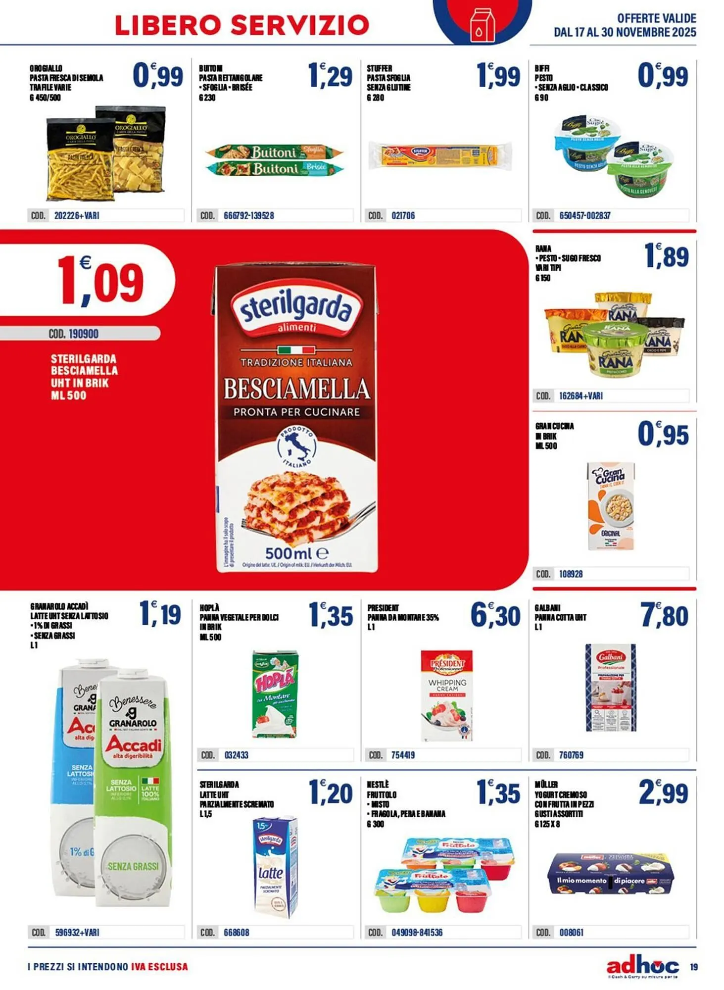 Volantino Adhoc da 17 novembre a 30 novembre di 2025 - Pagina del volantino 19