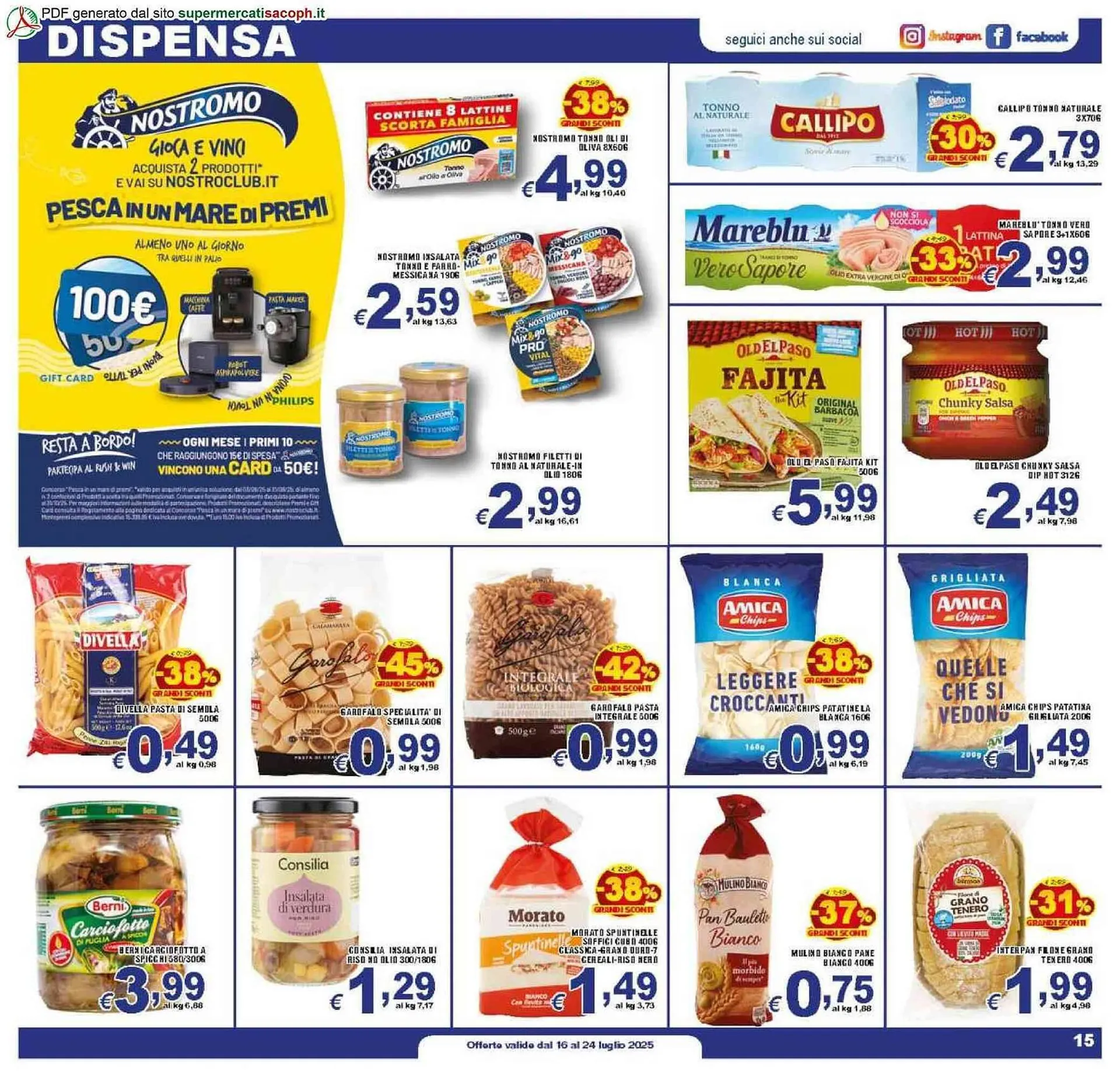 Volantino Sacoph da 16 luglio a 24 luglio di 2025 - Pagina del volantino 15