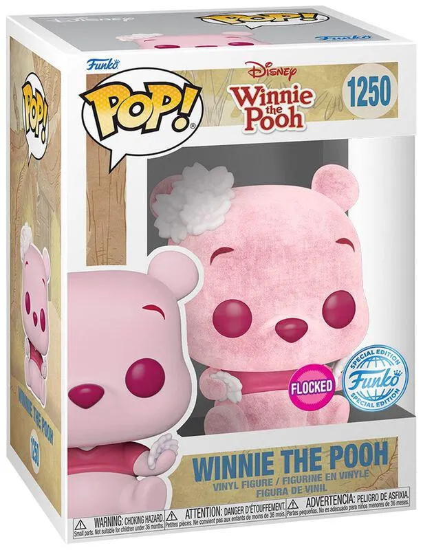 Winnie the Pooh (Flocked) vinyl figurine no. 1250 | Funko Pop! | multicolore | Winnie the Pooh