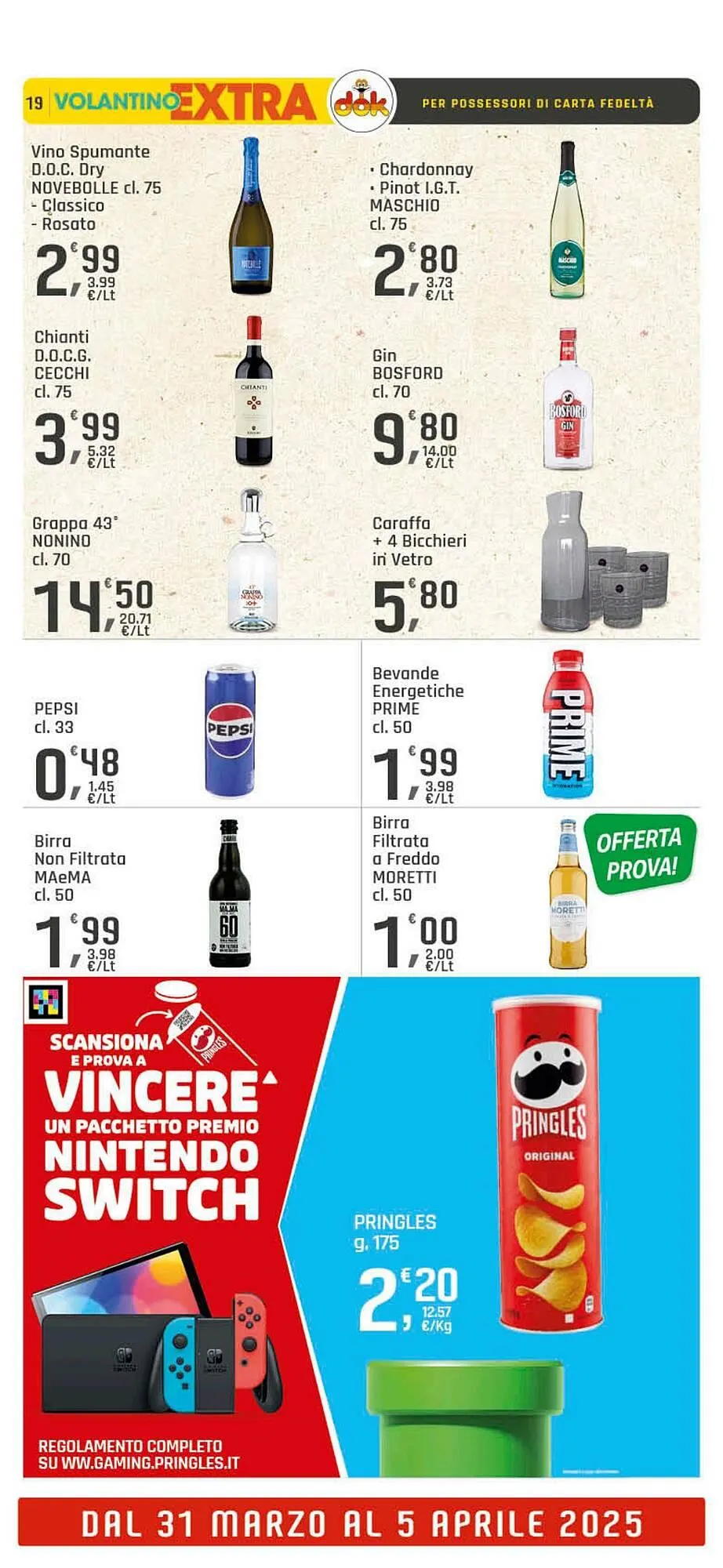 Volantino Supermercati Dok da 24 marzo a 5 aprile di 2025 - Pagina del volantino 19