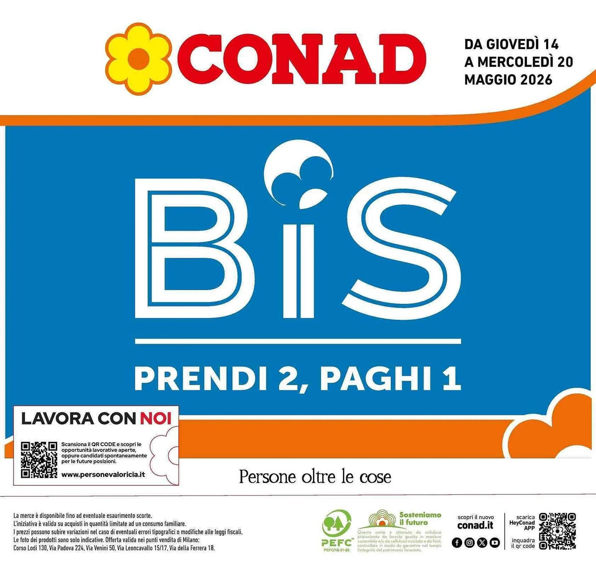 Volantino Conad da 14 maggio a 20 maggio di 2026 - Pagina del volantino 1