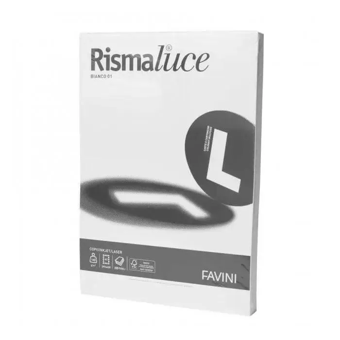 Carta fotocopie risma luce favini - 200 ff bianchi 140g a3
