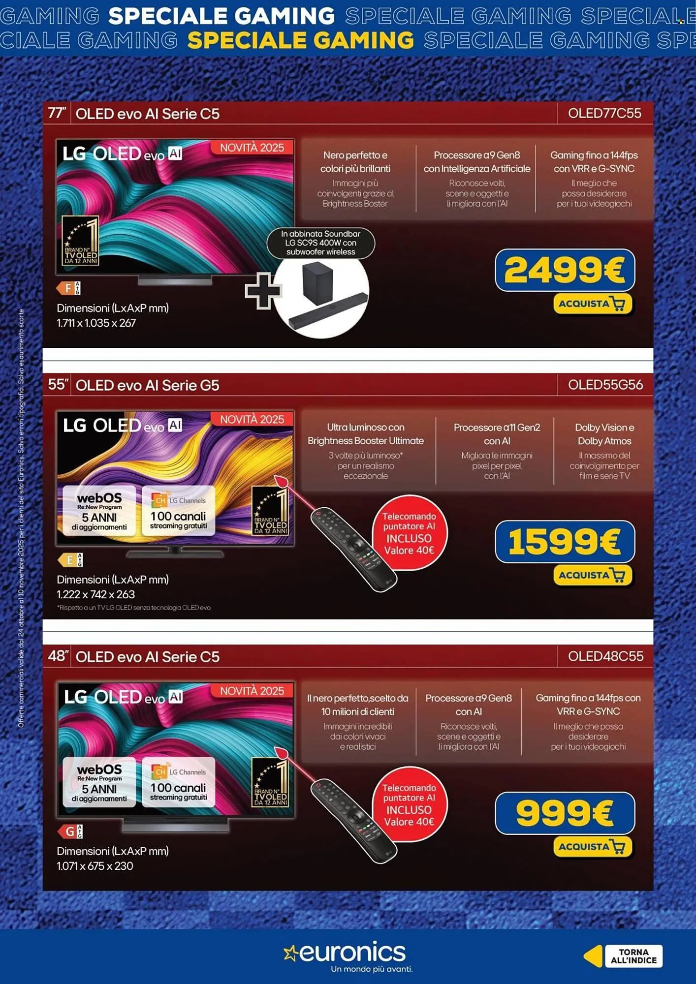 Volantino Euronics da 24 ottobre a 10 novembre di 2025 - Pagina del volantino 12