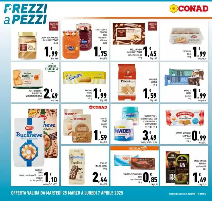 Prezzi a pezzi da 25 marzo a 7 aprile di 2025 - Pagina del volantino 18