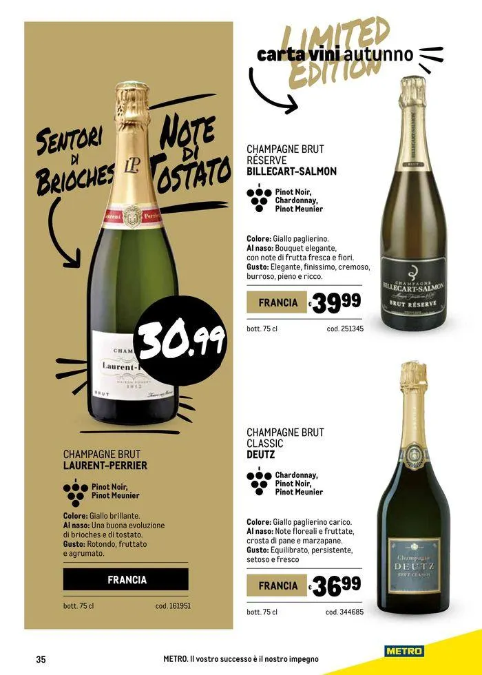 Carta vini autunno da 26 settembre a 23 ottobre di 2024 - Pagina del volantino 35