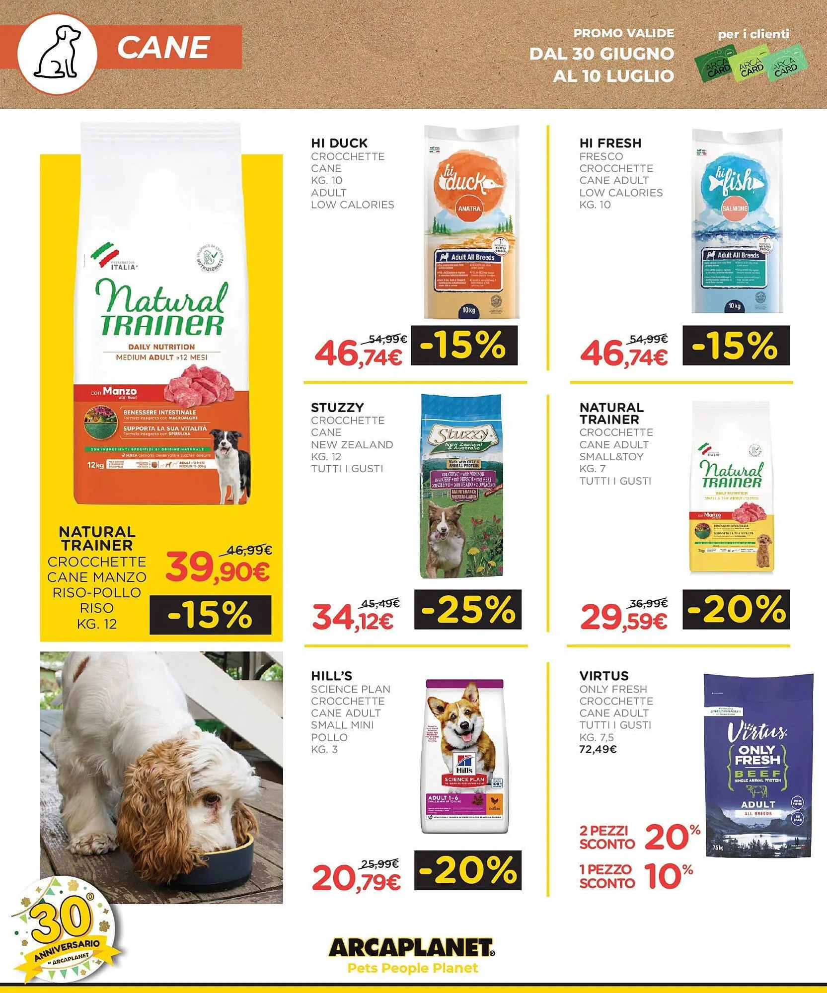 Volantino Arcaplanet da 30 giugno a 20 luglio di 2025 - Pagina del volantino 10