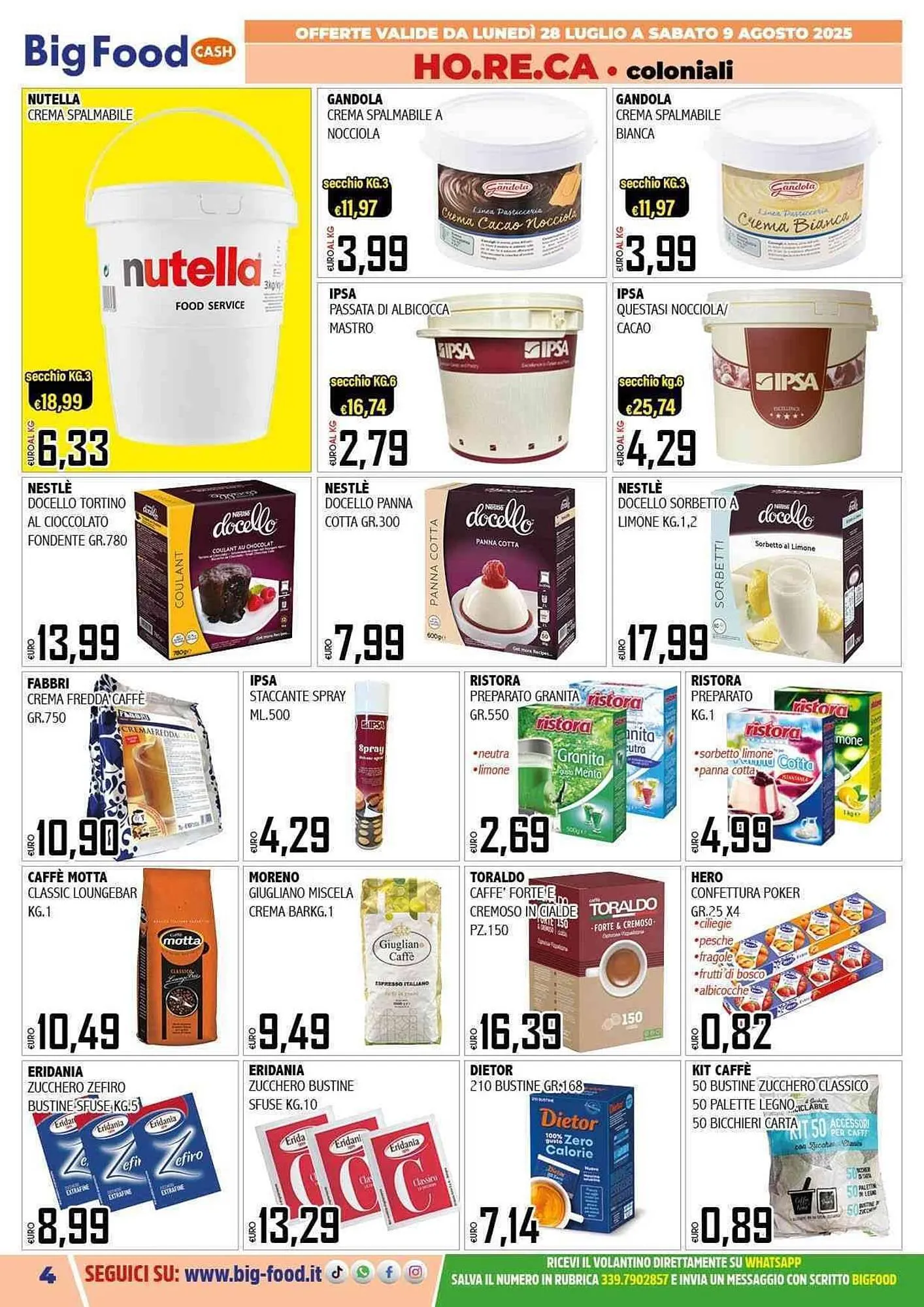 Volantino Big Food da 28 luglio a 9 agosto di 2025 - Pagina del volantino 4