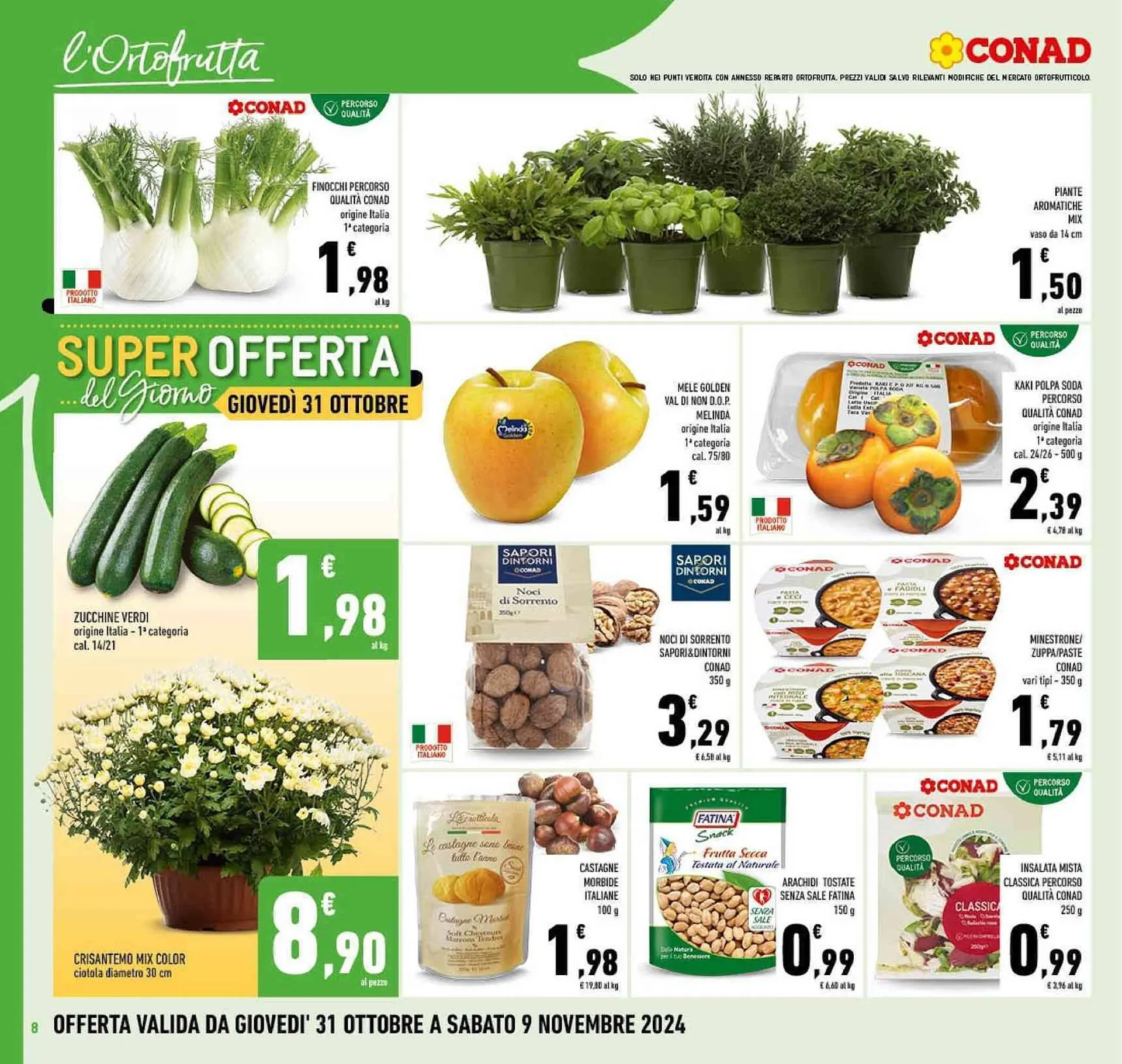 Volantino Conad da 31 ottobre a 9 novembre di 2024 - Pagina del volantino 8