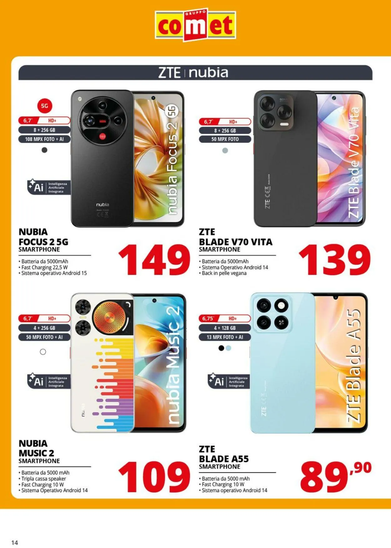 Comet Volantino attuale da 29 agosto a 11 settembre di 2025 - Pagina del volantino 14