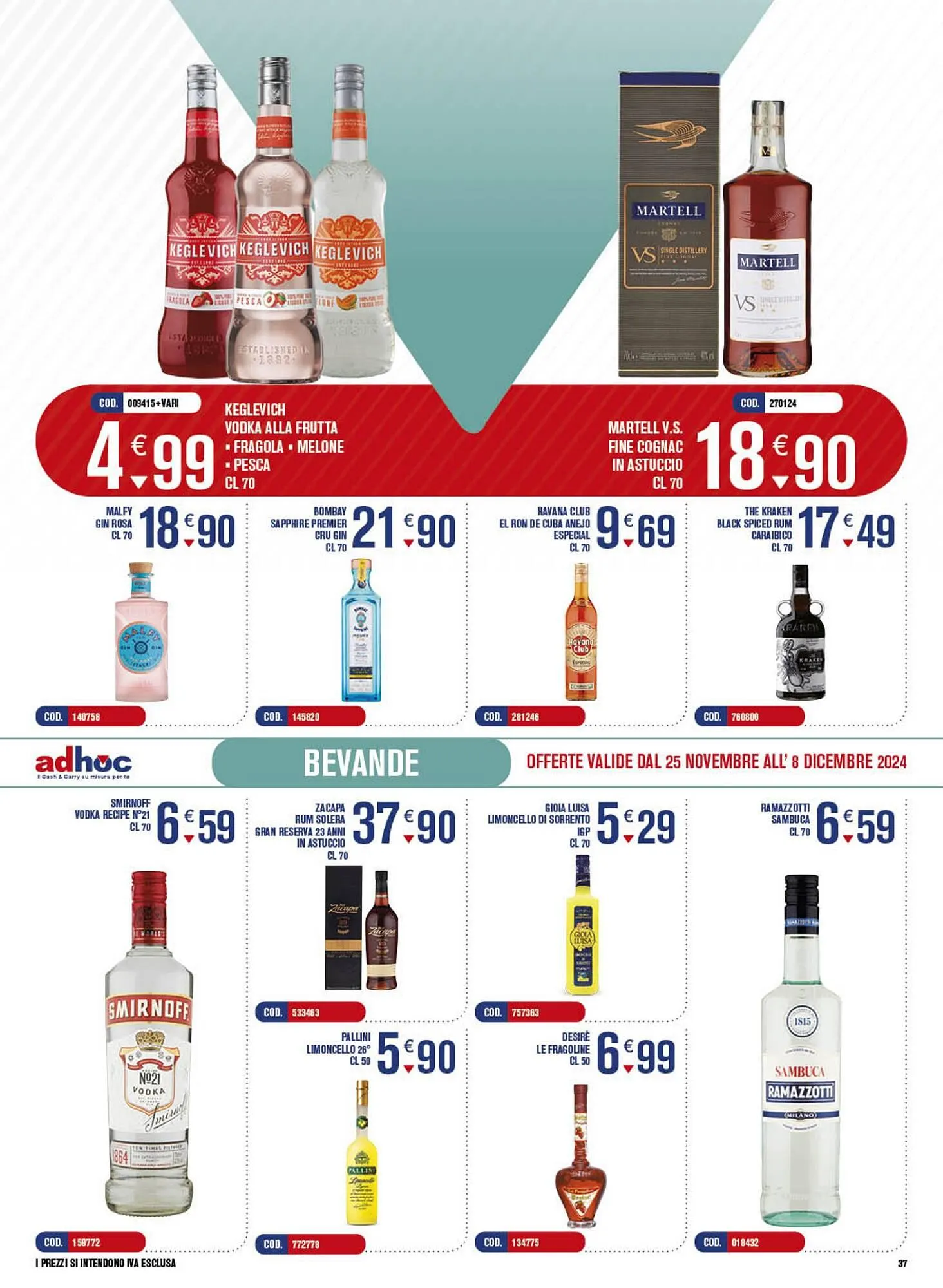 Volantino Adhoc da 25 novembre a 8 dicembre di 2024 - Pagina del volantino 37