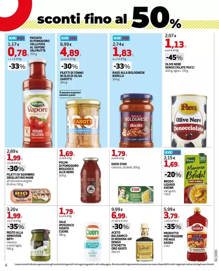 Sconti fino al 50% da 13 marzo a 26 marzo di 2025 - Pagina del volantino 4