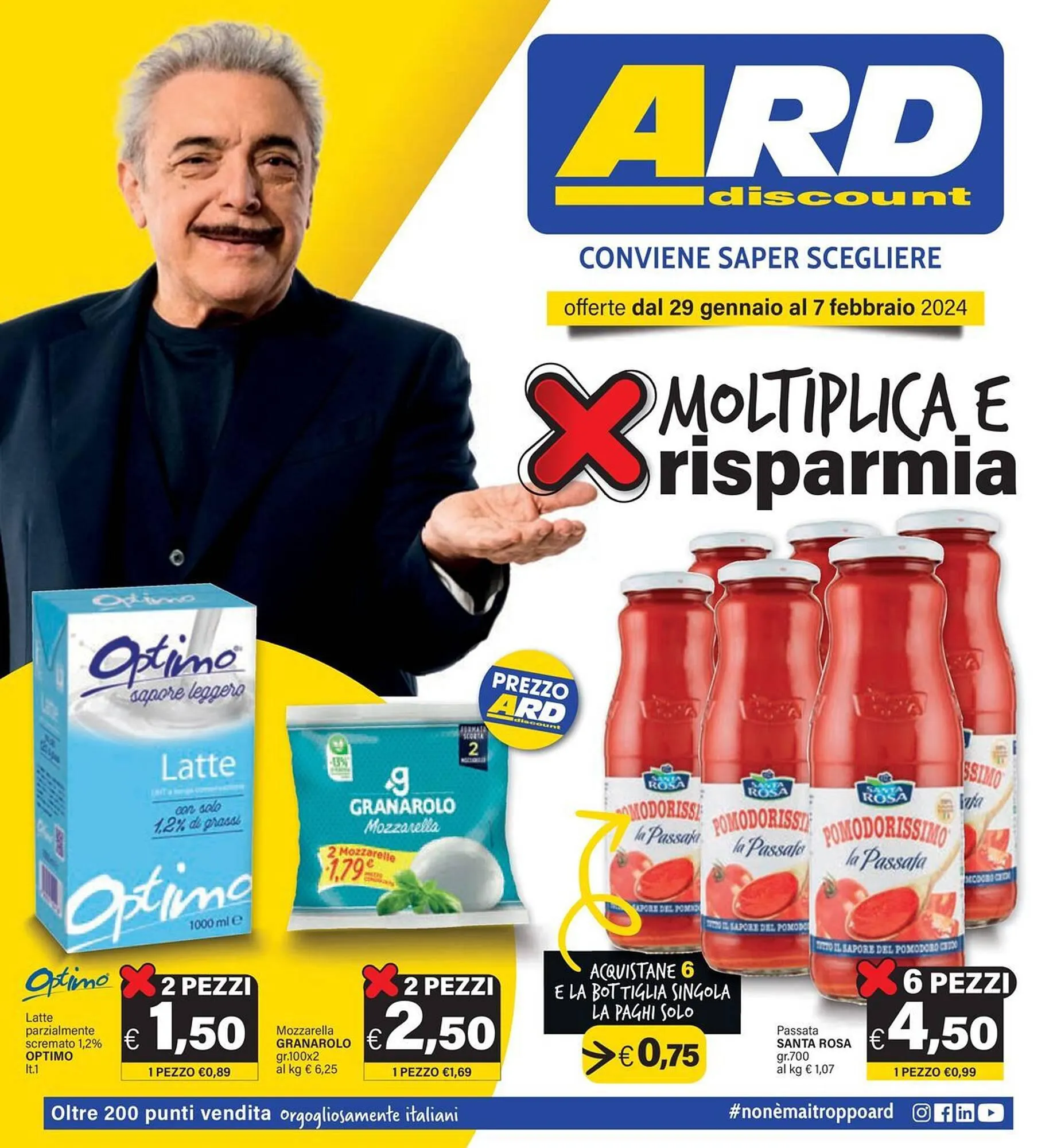 Volantino Ard Discount da 29 gennaio a 7 febbraio di 2024 - Pagina del volantino 1