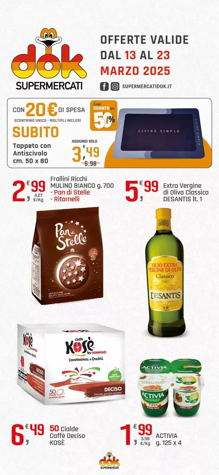 Con 20€ di spesa sconto unico - 1
