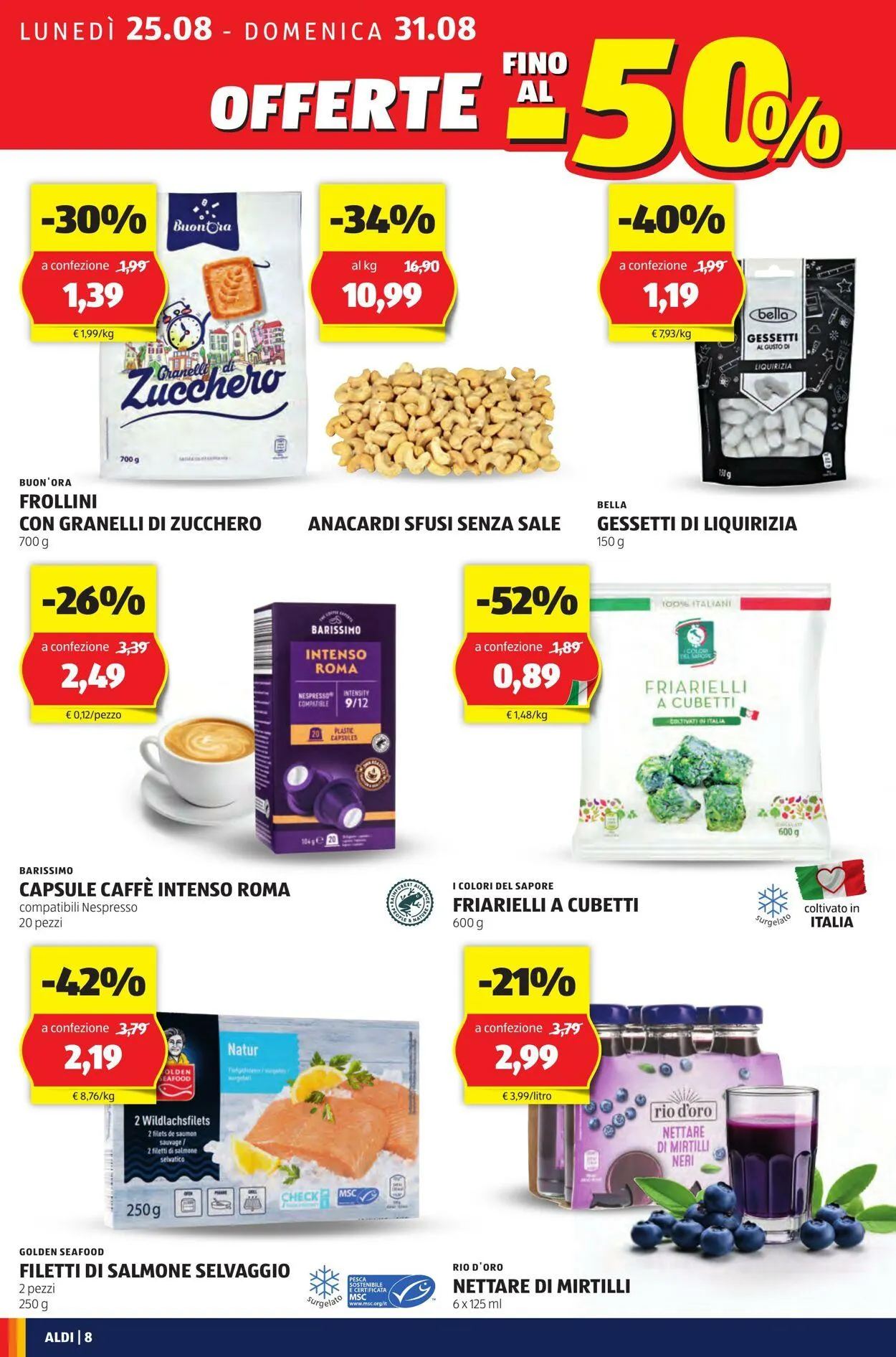 Aldi Volantino attuale da 25 agosto a 31 agosto di 2025 - Pagina del volantino 8
