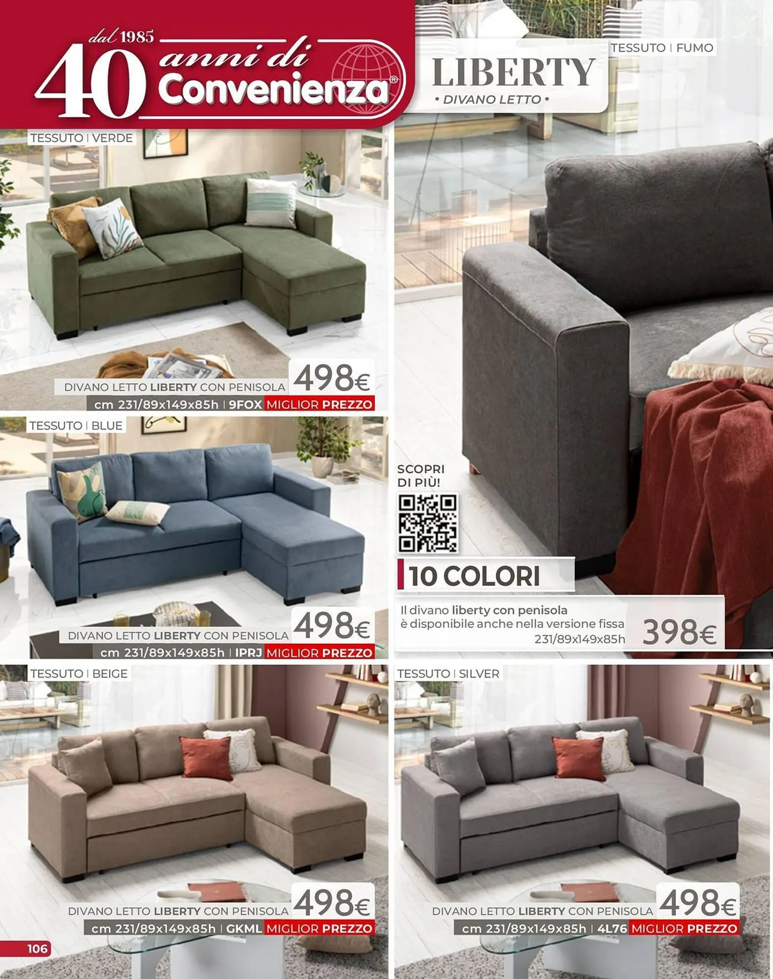 volantino Mondo Convenienza da 1 settembre a 31 dicembre di 2025 - Pagina del volantino 108