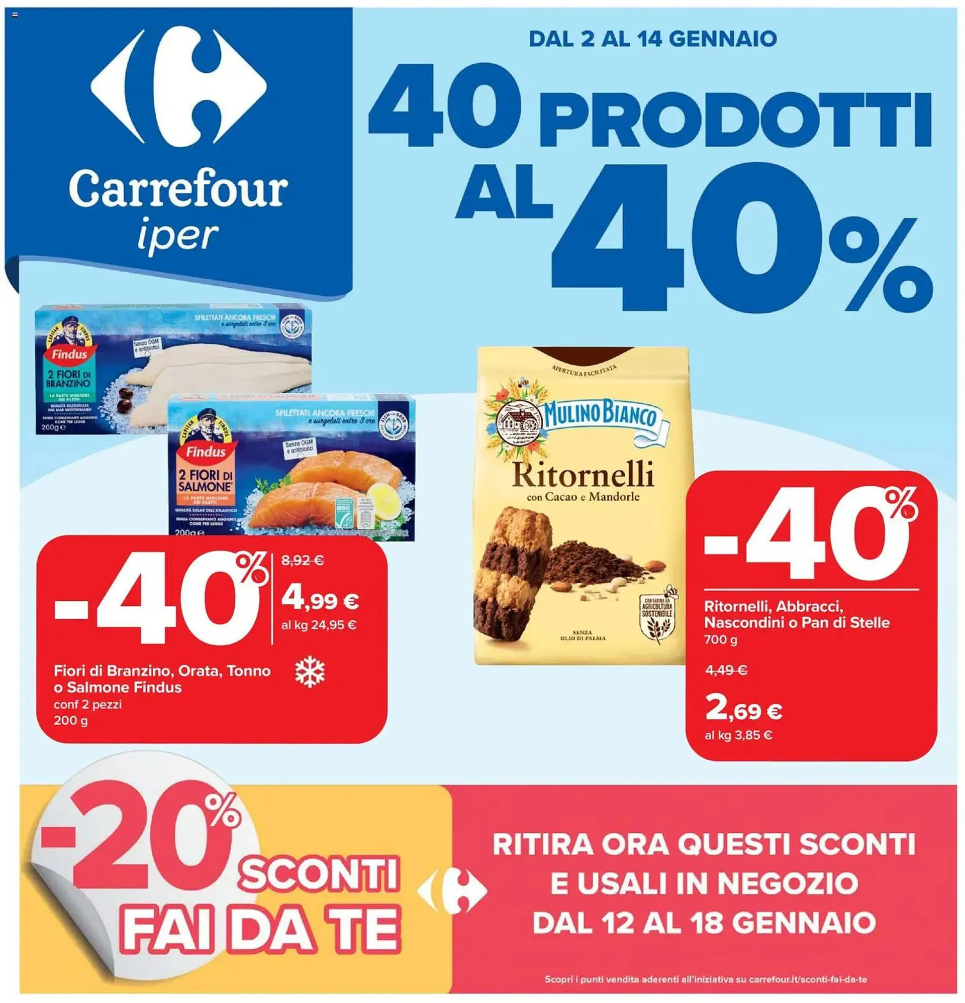 Volantino Carrefour da 2 gennaio a 14 gennaio di 2026 - Pagina del volantino 1