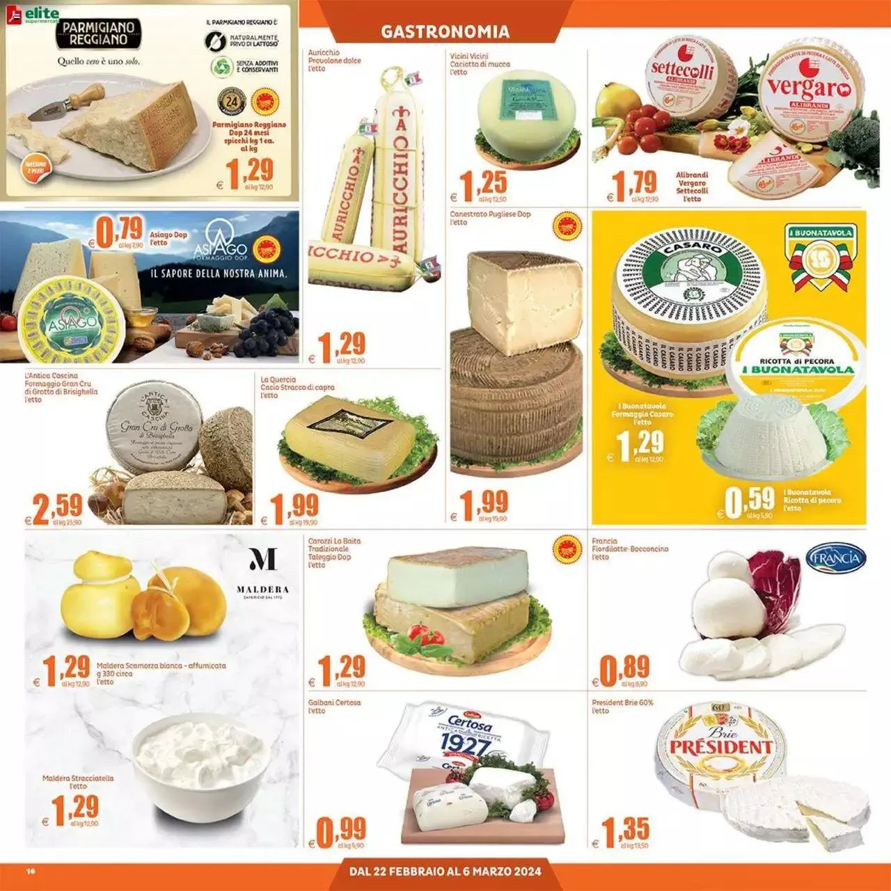 Volantino Elite Supermercati da 22 febbraio a 6 marzo di 2024 - Pagina del volantino 16