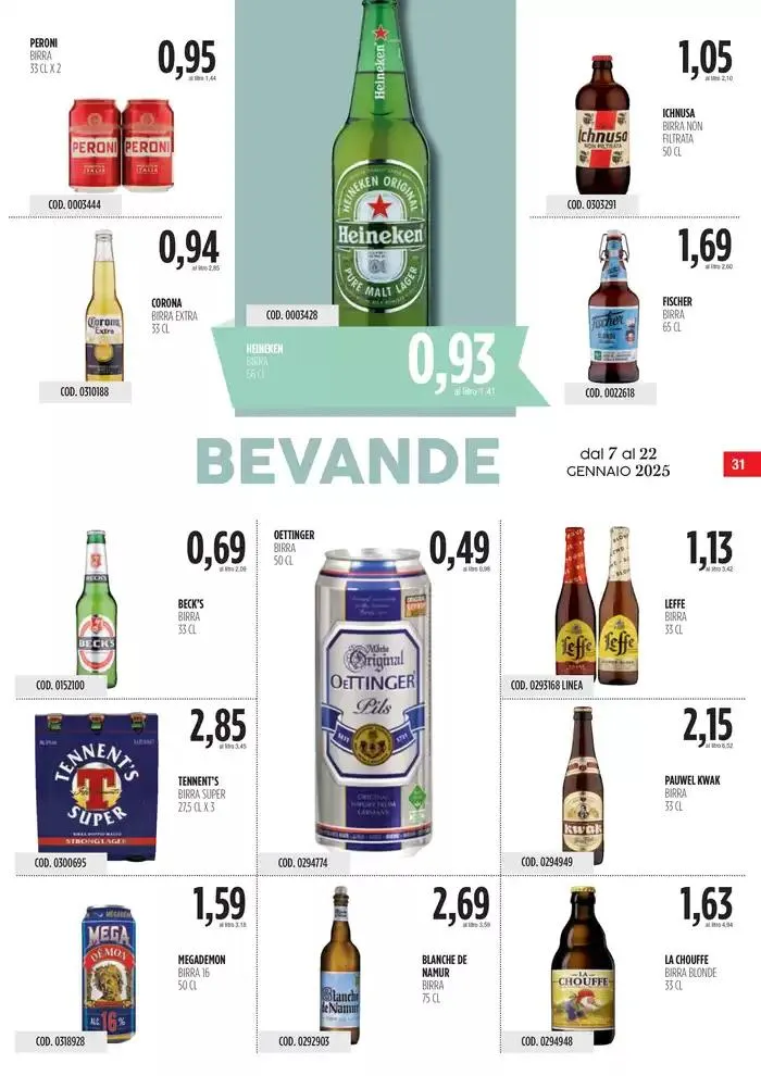 Offerte Carico Cash&Carry da 7 gennaio a 22 gennaio di 2025 - Pagina del volantino 31