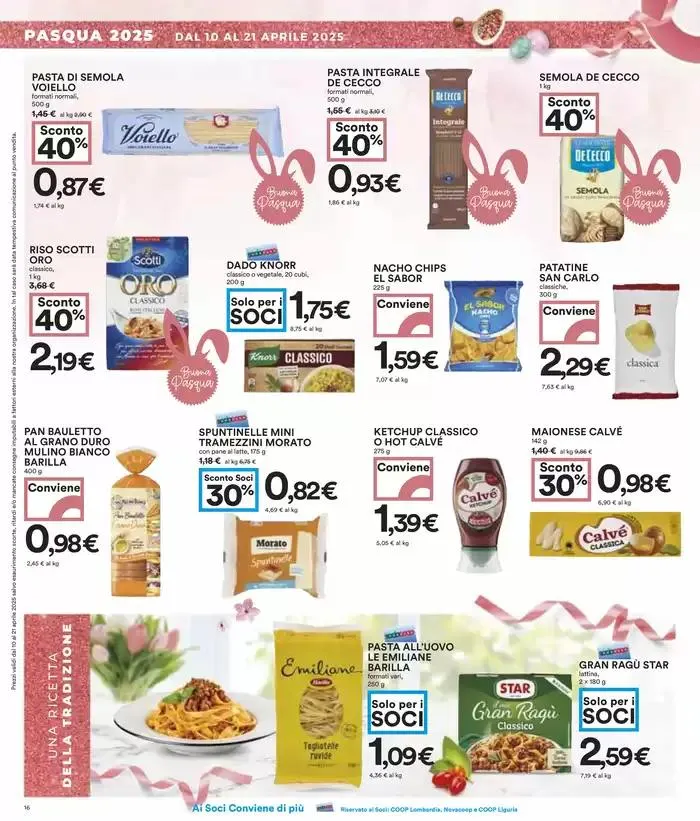 40 prodotti al 40% di sconto da 10 aprile a 21 aprile di 2025 - Pagina del volantino 16