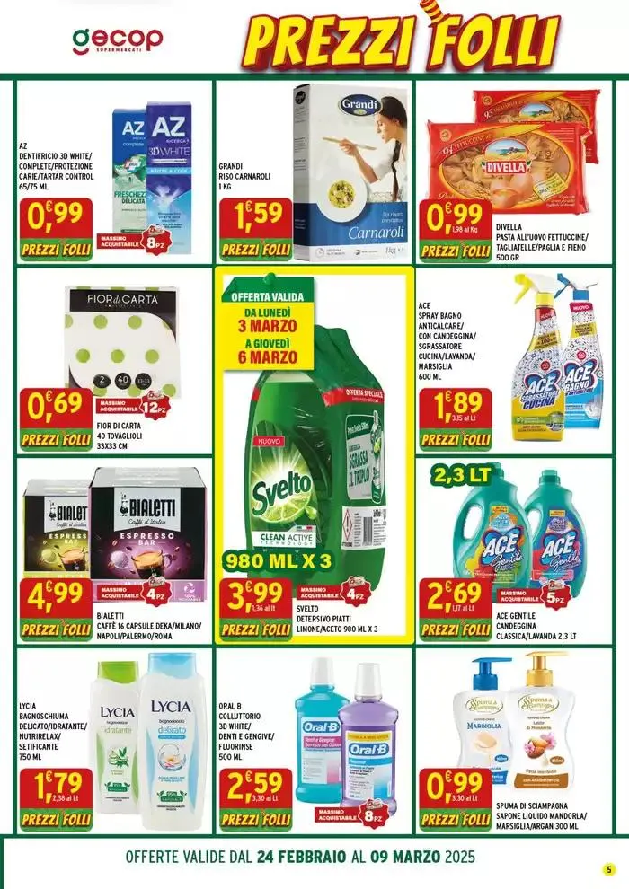 Prezzi Folli da 24 febbraio a 9 marzo di 2025 - Pagina del volantino 5