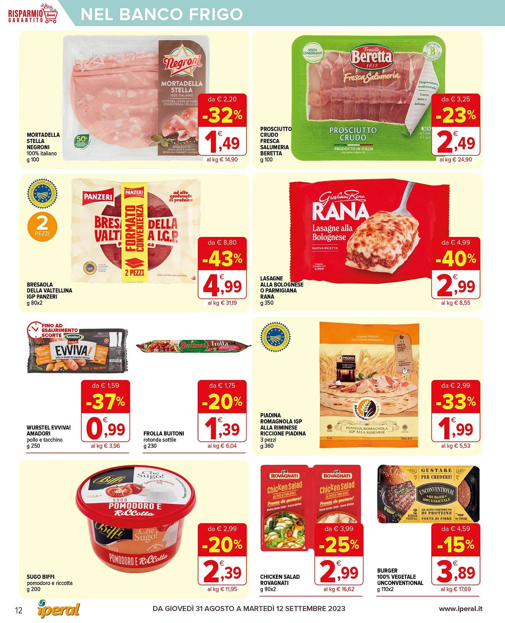 Volantino Iperal da 31 agosto a 12 settembre di 2023 - Pagina del volantino 12